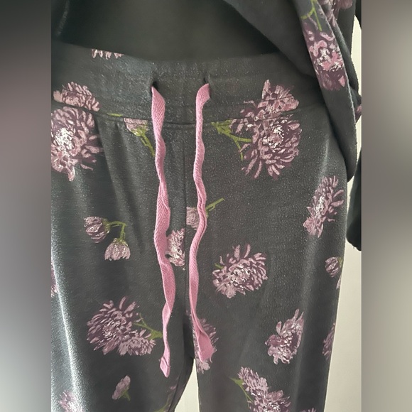 Joe Fresh 2pc Floral Pj / Lounge Jogger Set Size 1x/L - Picture 4 of 14